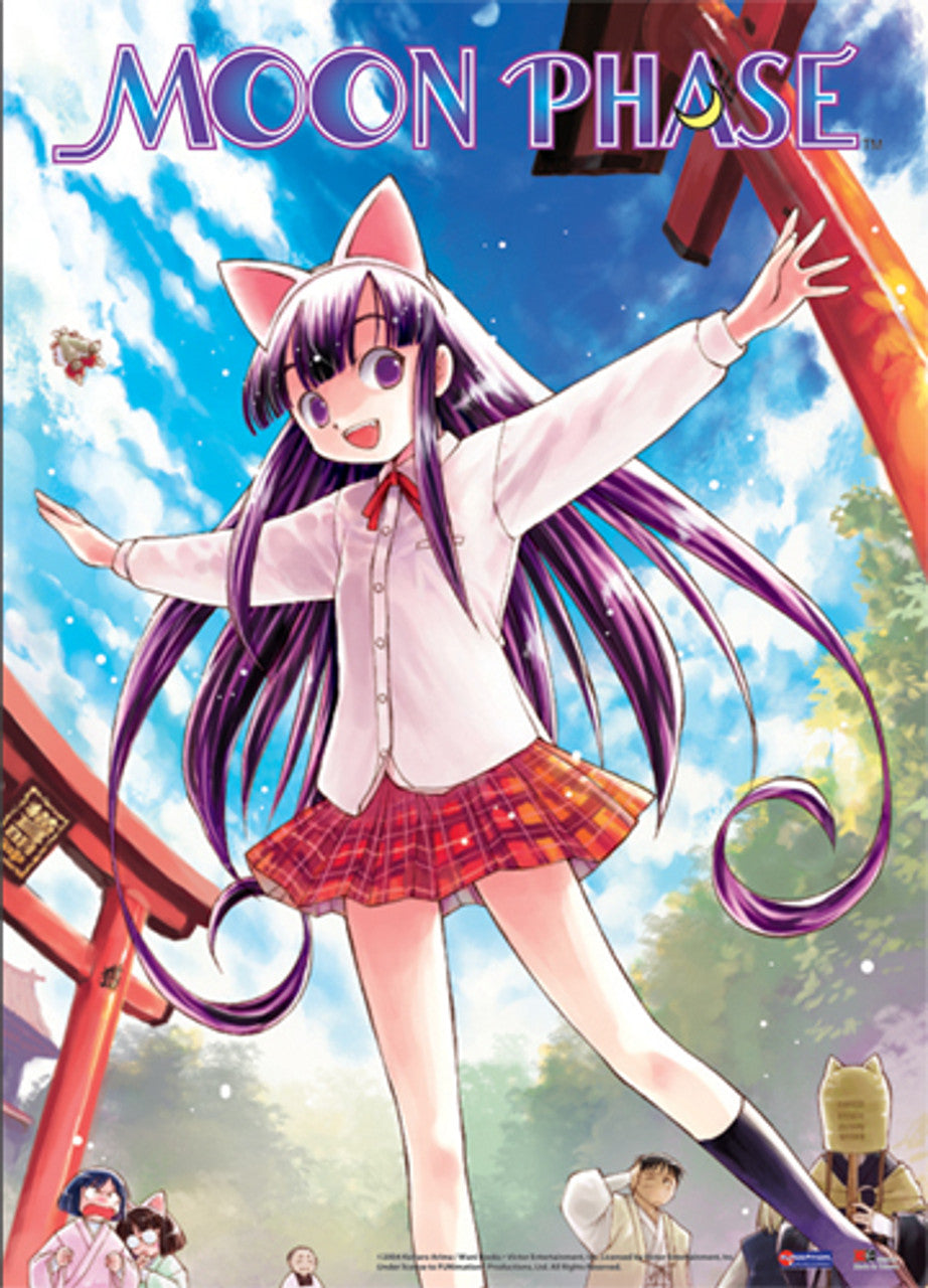 Moon Phase: Hazuki at Jinja Wallscroll