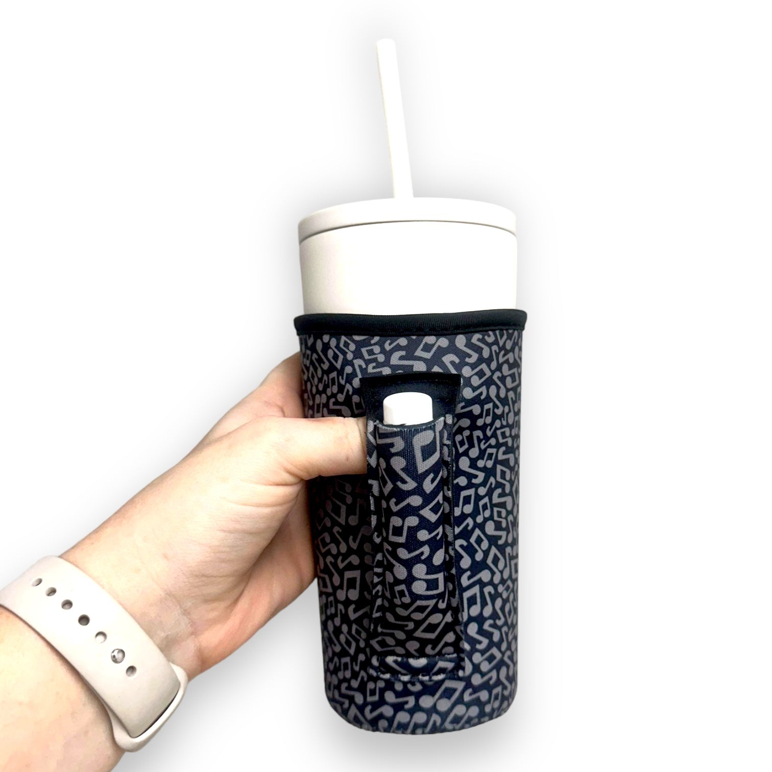 Music Notes 20oz Large Coffee / Tea / Tumbler Handler™