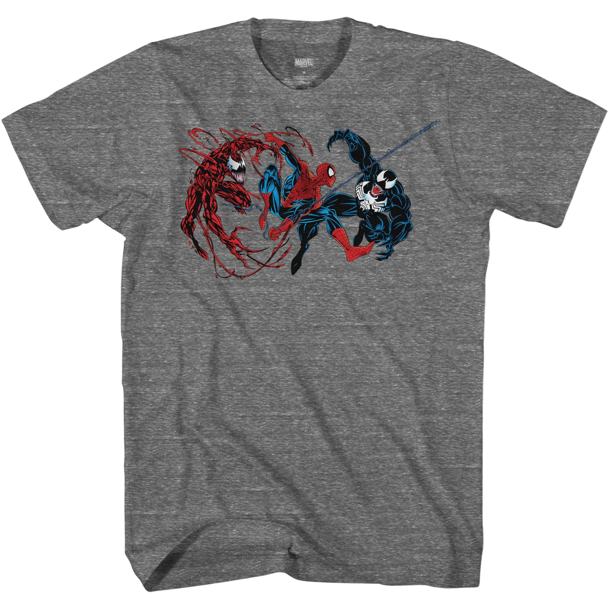 Spider-Man Vs The Symbiotes Marvel Comics Adult T Shirt