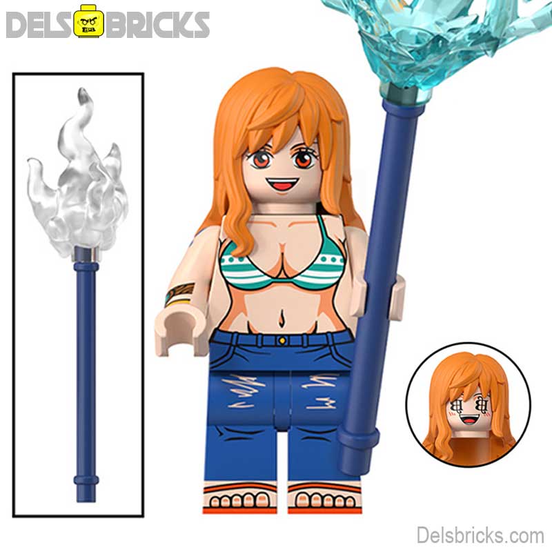 Nami from ONE PIECE Anime Lego Minifigures custom toys 5