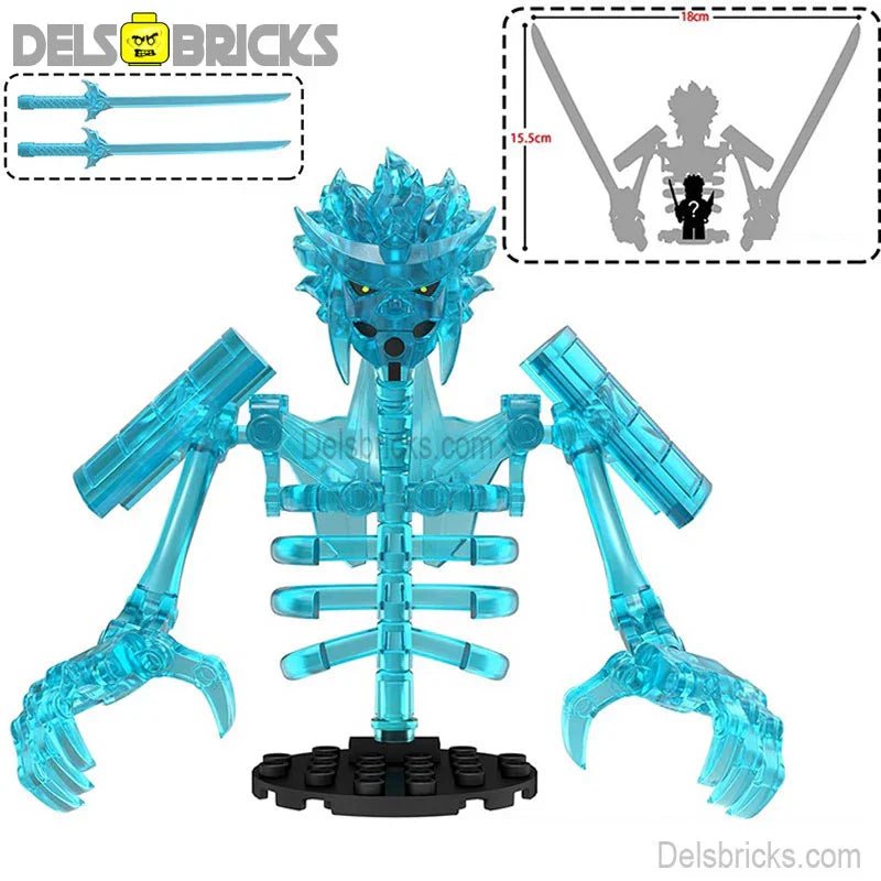 Naruto large Susanoo Kakashi Hatake Big Lego Anime Minifigures Custom Toys 1