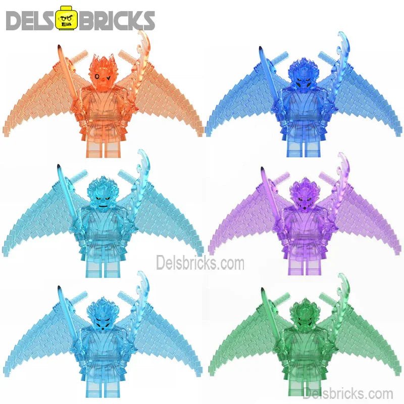 Naruto Susanoo Set (6 Pcs) Anime Lego Minifigures Custom Building Toys S4