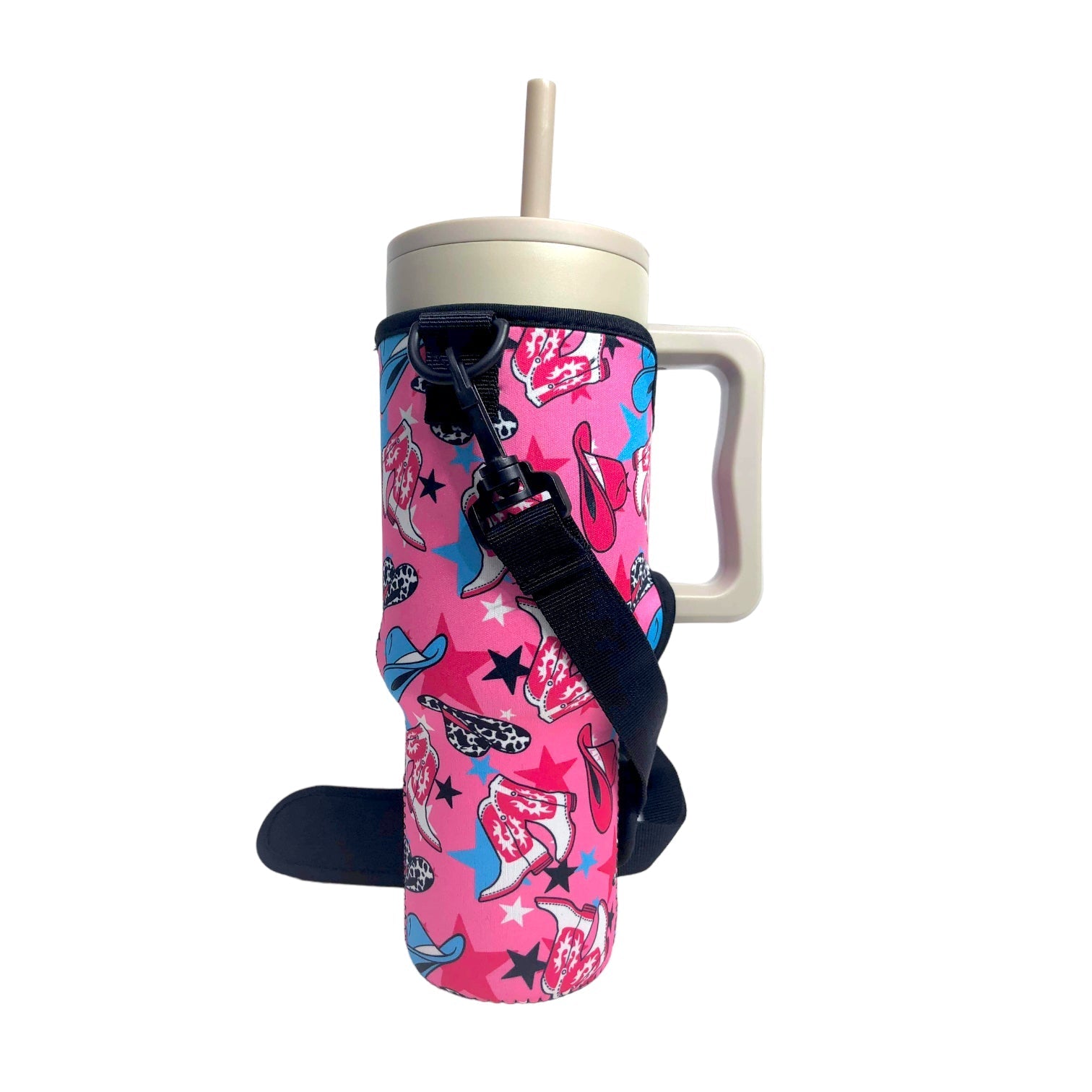 Nashville Cowgirl 40oz Tumbler With Handle Sleeve