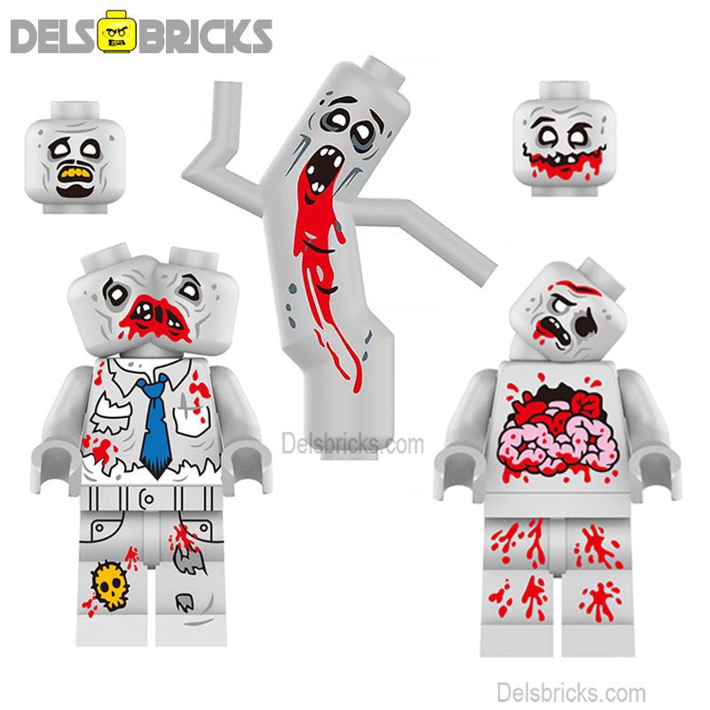 NEW ZOMBIE set of 3 Lego Minifigures Custom Toys – Silicon Power Store (US)
