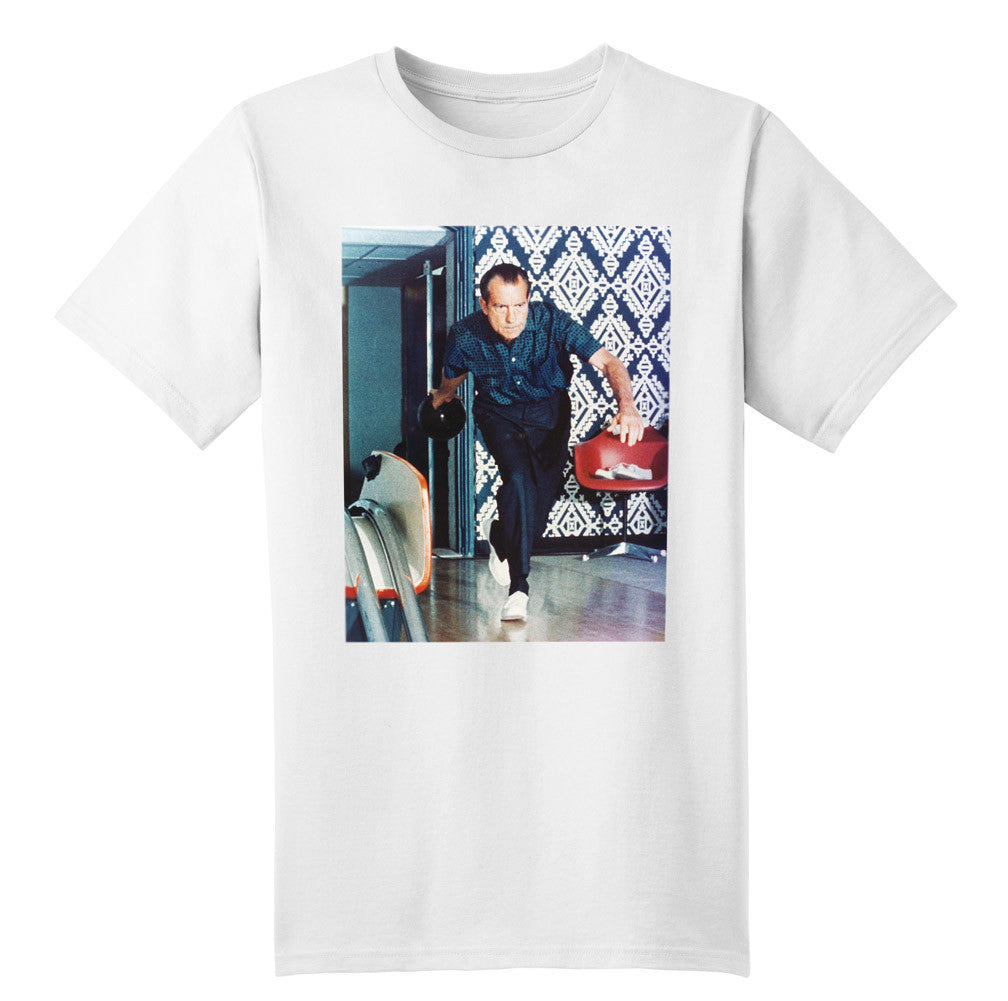 Nixon Bowling at the White House Graphic T-shirt