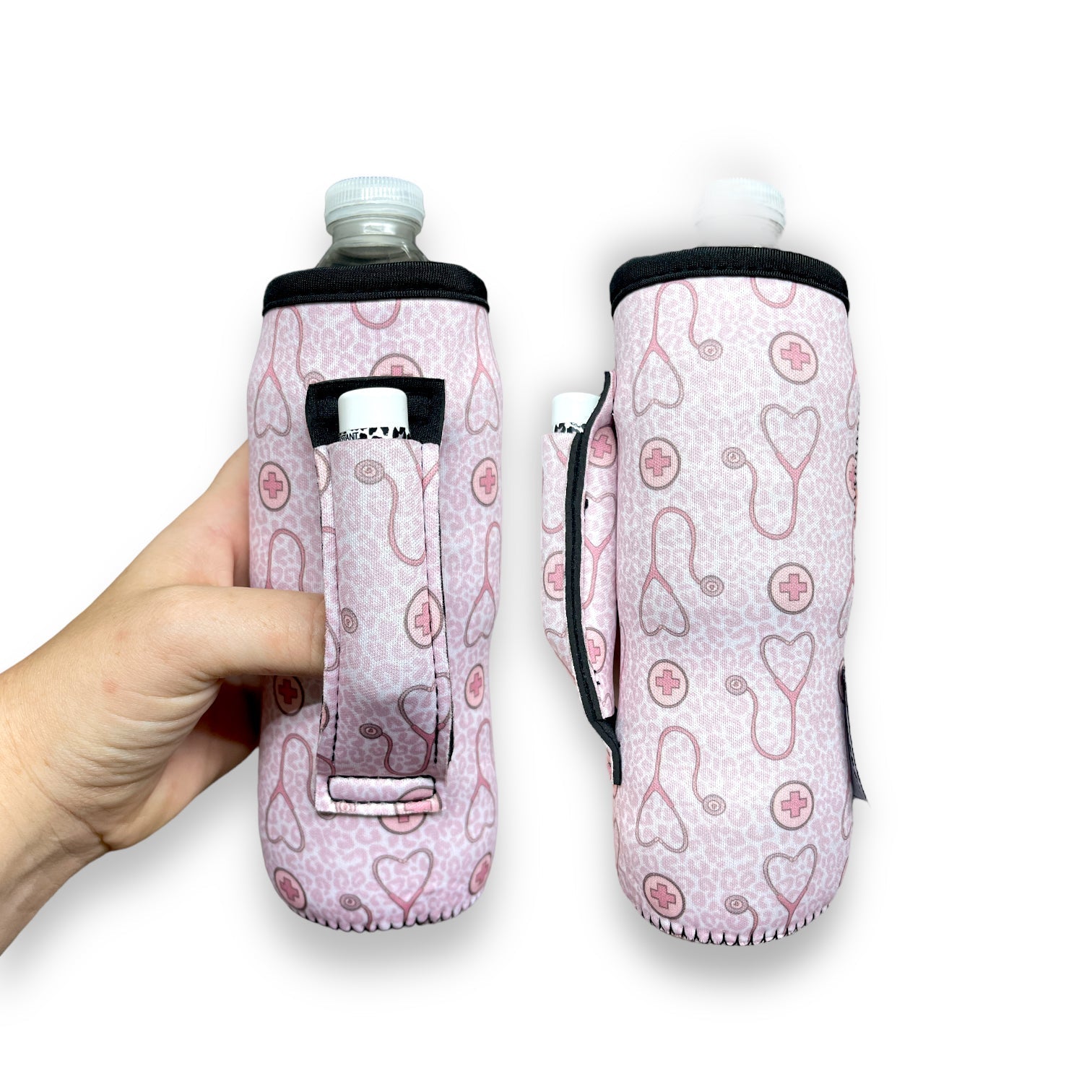 Nurse Leopard 16-24oz Soda & Water Bottle / Tallboy Can Handler™