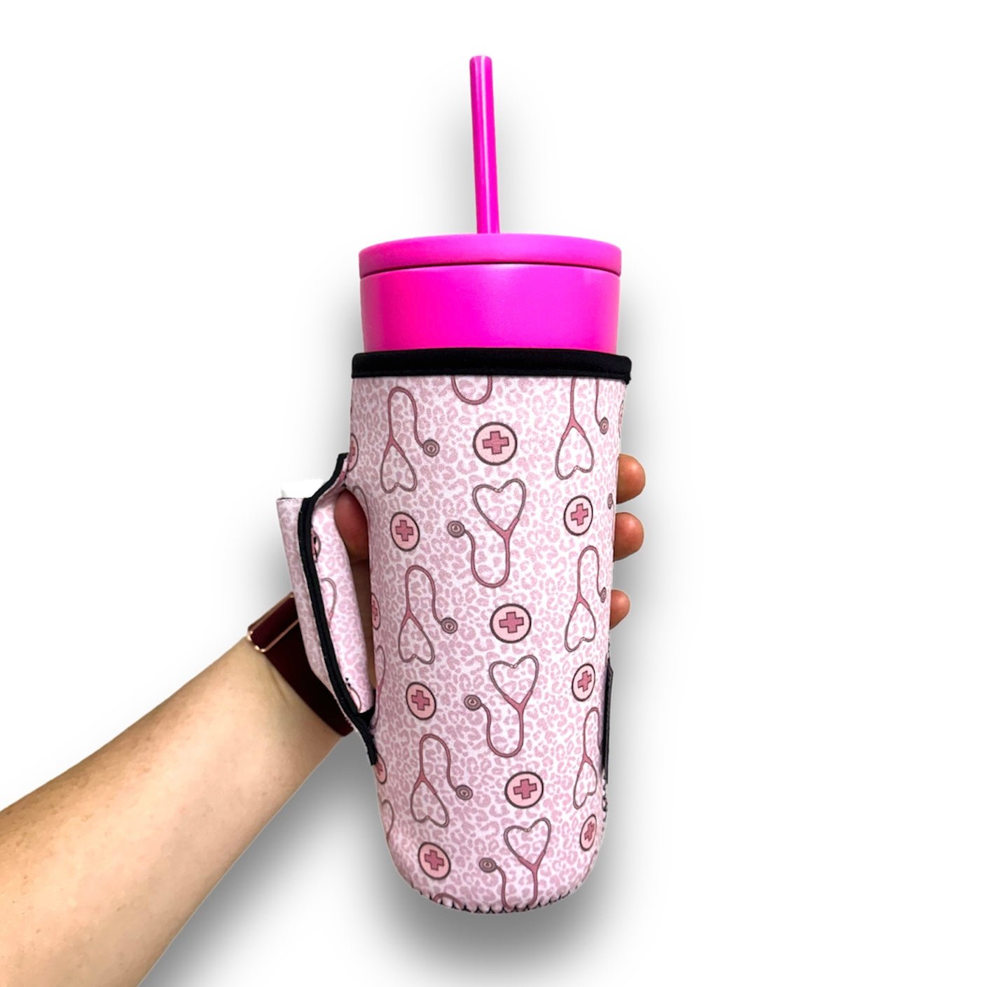 Nurse Leopard 30oz Tumbler Handler™