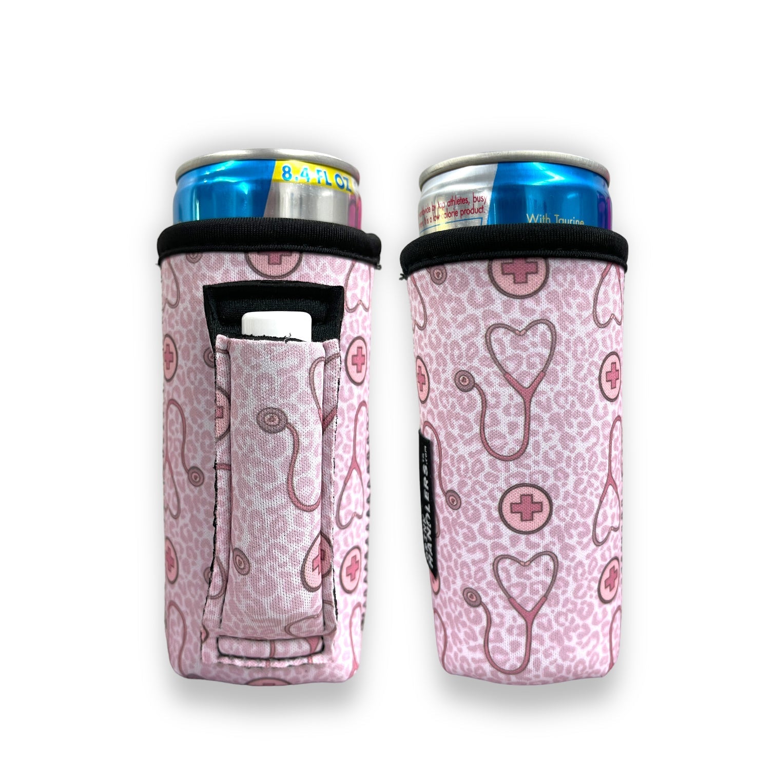 Nurse Leopard 8-10oz Slim Can Handler™