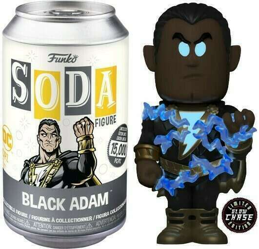 (Open Can) Funko Vinyl SODA: CHASE Black Adam (Glow)