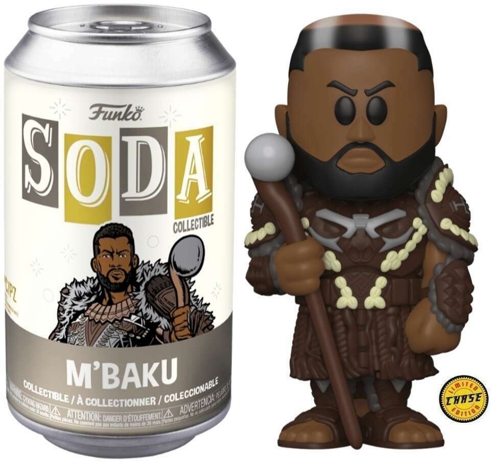 (Open Can) Funko Vinyl SODA: CHASE M'Baku (Final Battle)