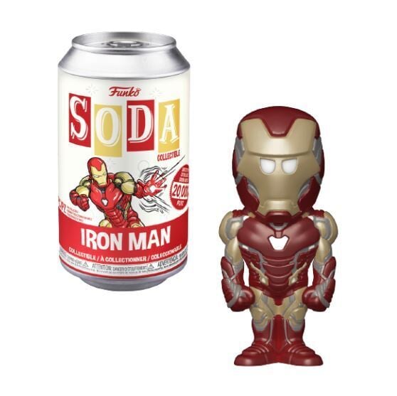 (Open Can) Funko Vinyl SODA: Common Iron Man