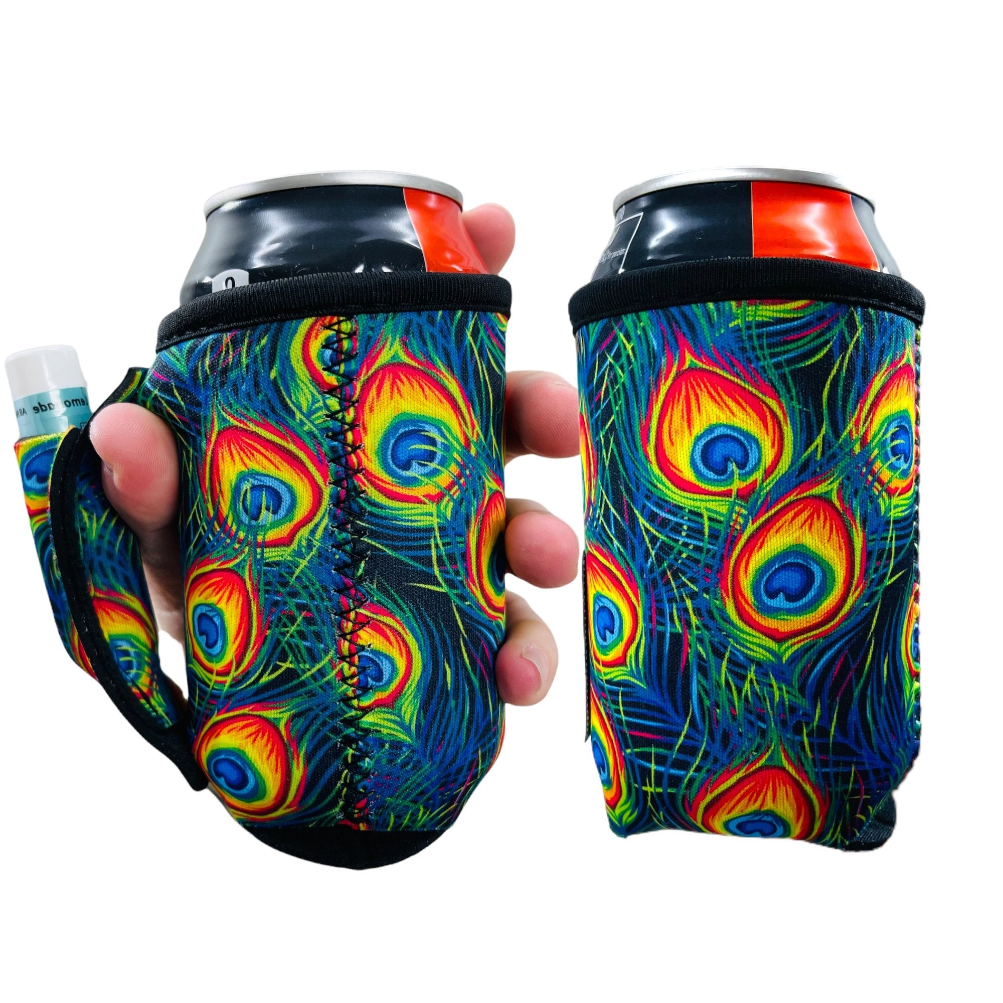 Peacock Feathers 12oz Regular Can Handler™