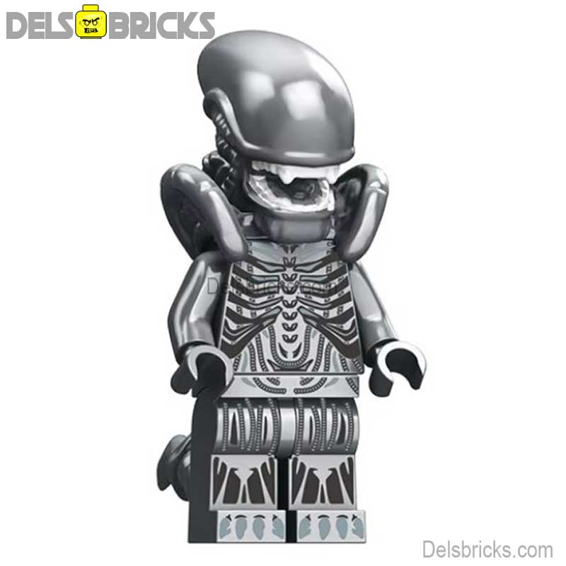 Alien Xenomorph metalic gun Metal Lego Minifigures custom toys