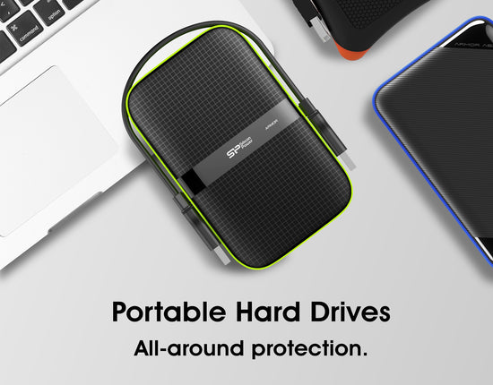 Silicon Power 1 To ged Portable Disque Dur Externe Armor A30, Antichoc USB  3.0 pour PC, Mac, Xbox et PS4, Noir 
