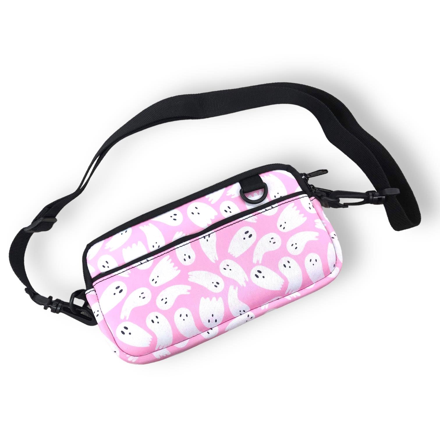 Pink Ghost Cross Body Purse