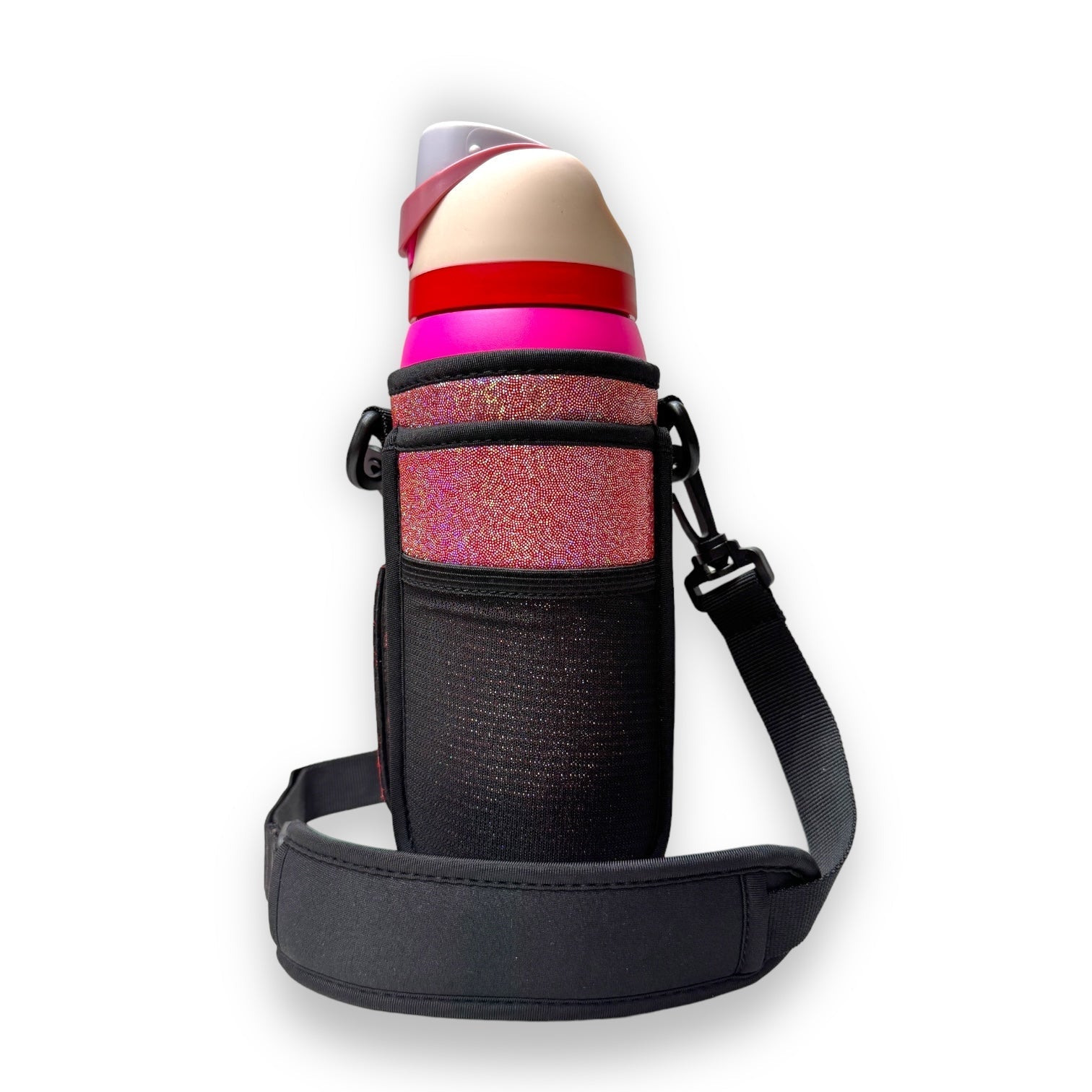 Pink Party 30-40oz Tumbler Handler™  With Carrying Strap