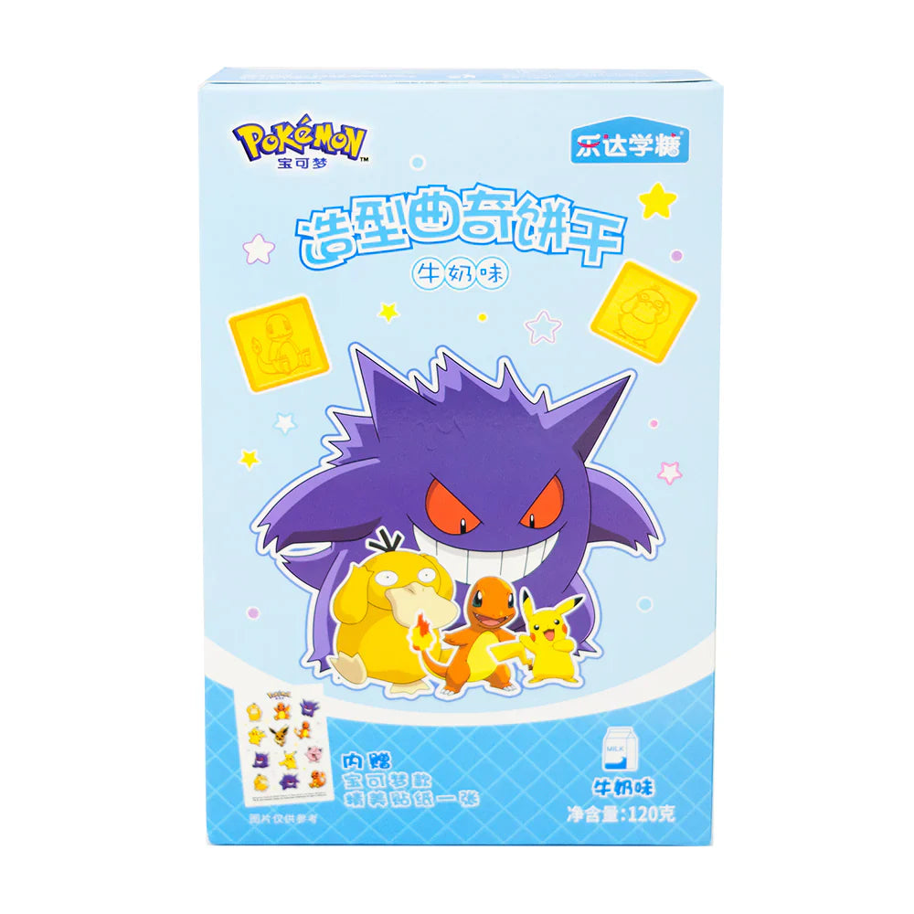 Pokémon Milk Flavored Cookies (120g)(China) - 6Pack