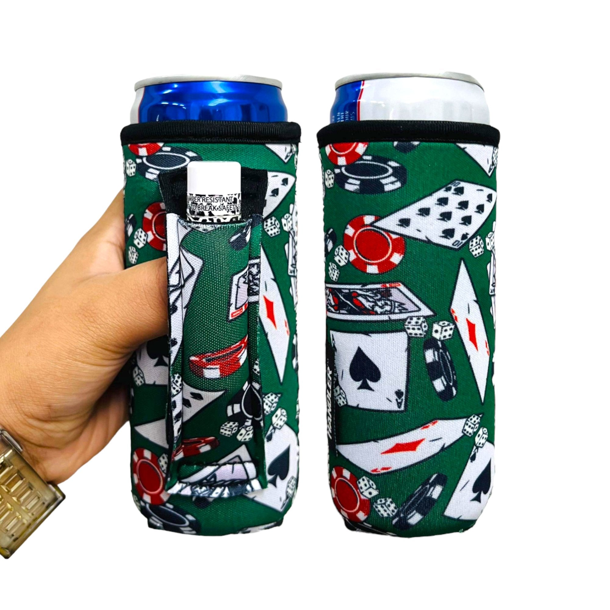 Poker 12oz Slim Can Handler™