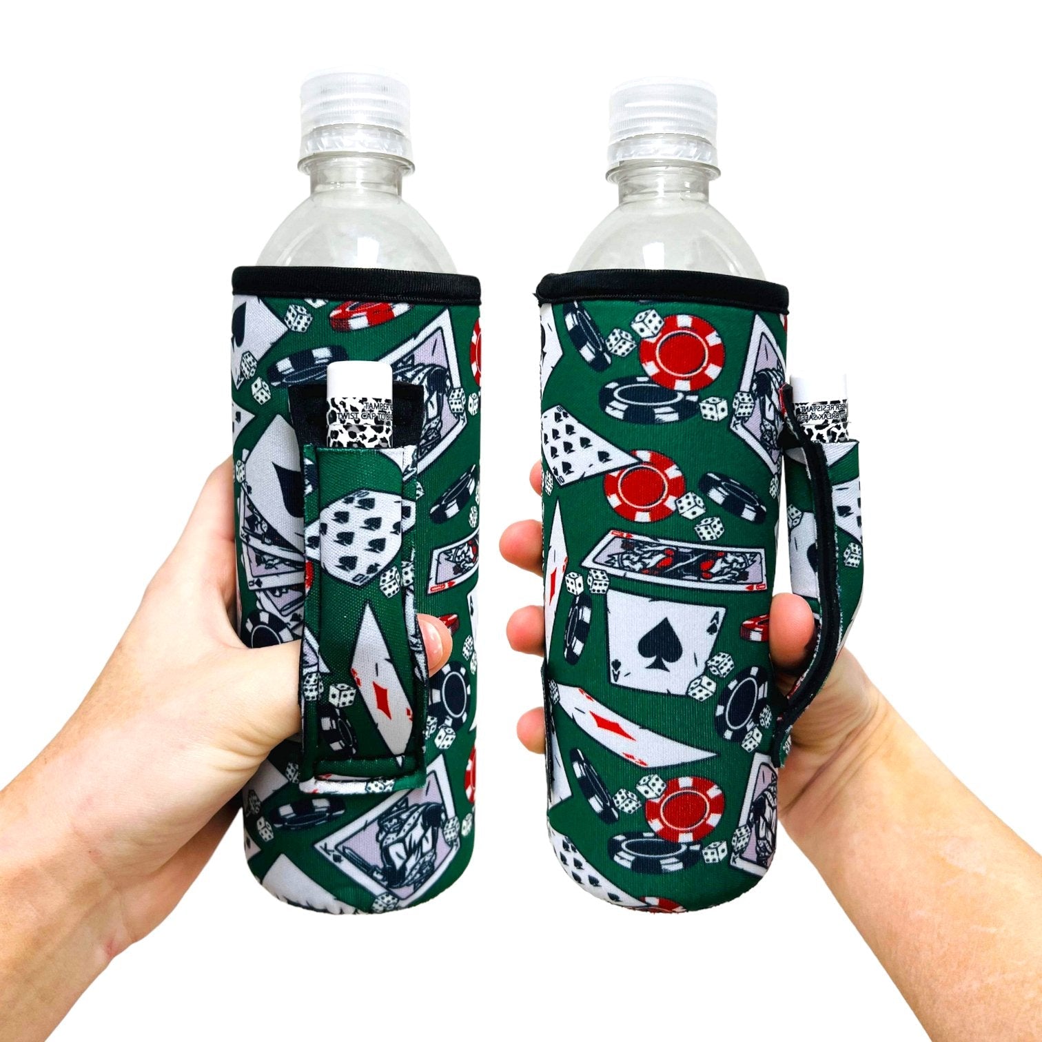 Poker 16-24oz Soda & Water Bottle / Tallboy Can Handler™