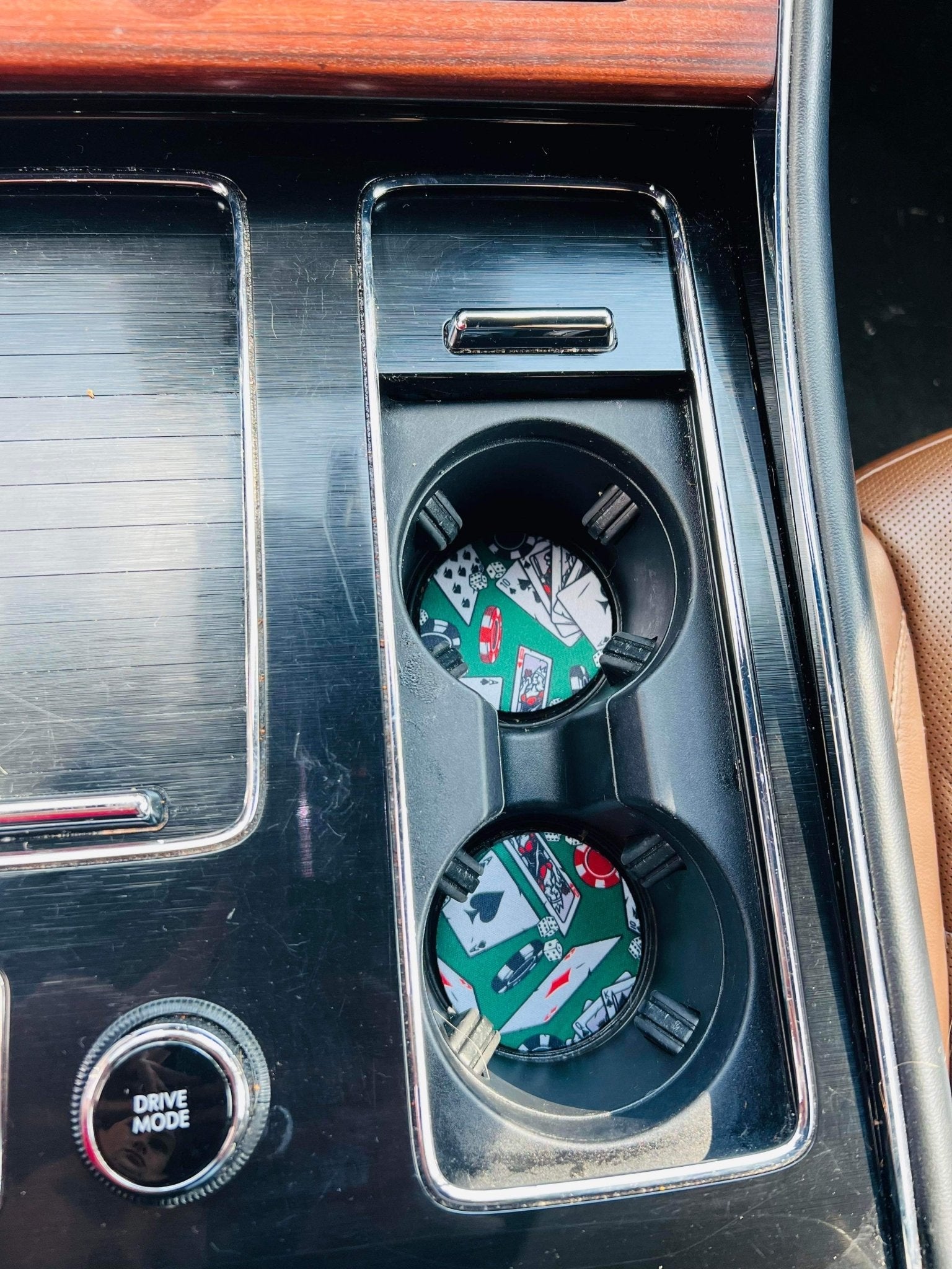 Poker Neoprene Car Coasters