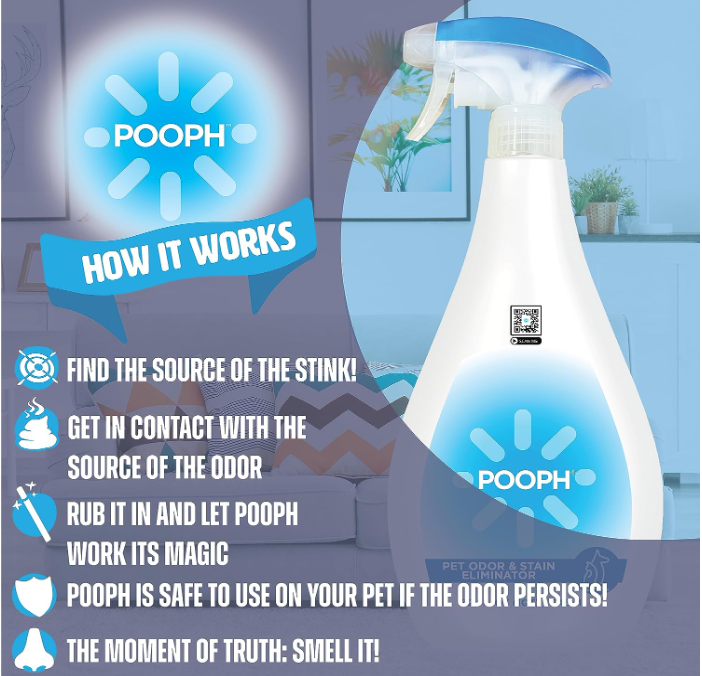 Pooph Pet Odor & Stain Eliminator 16 oz