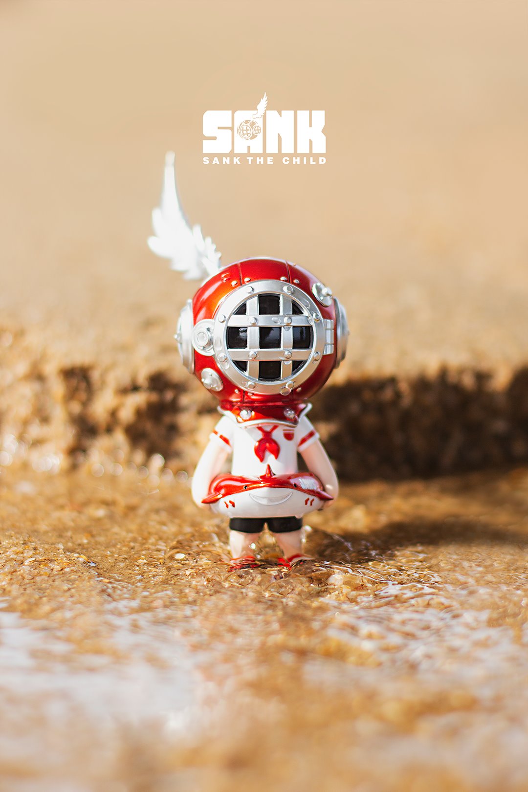 [SANK TOYS] LE299 On the Way-Beach Boy-Shark