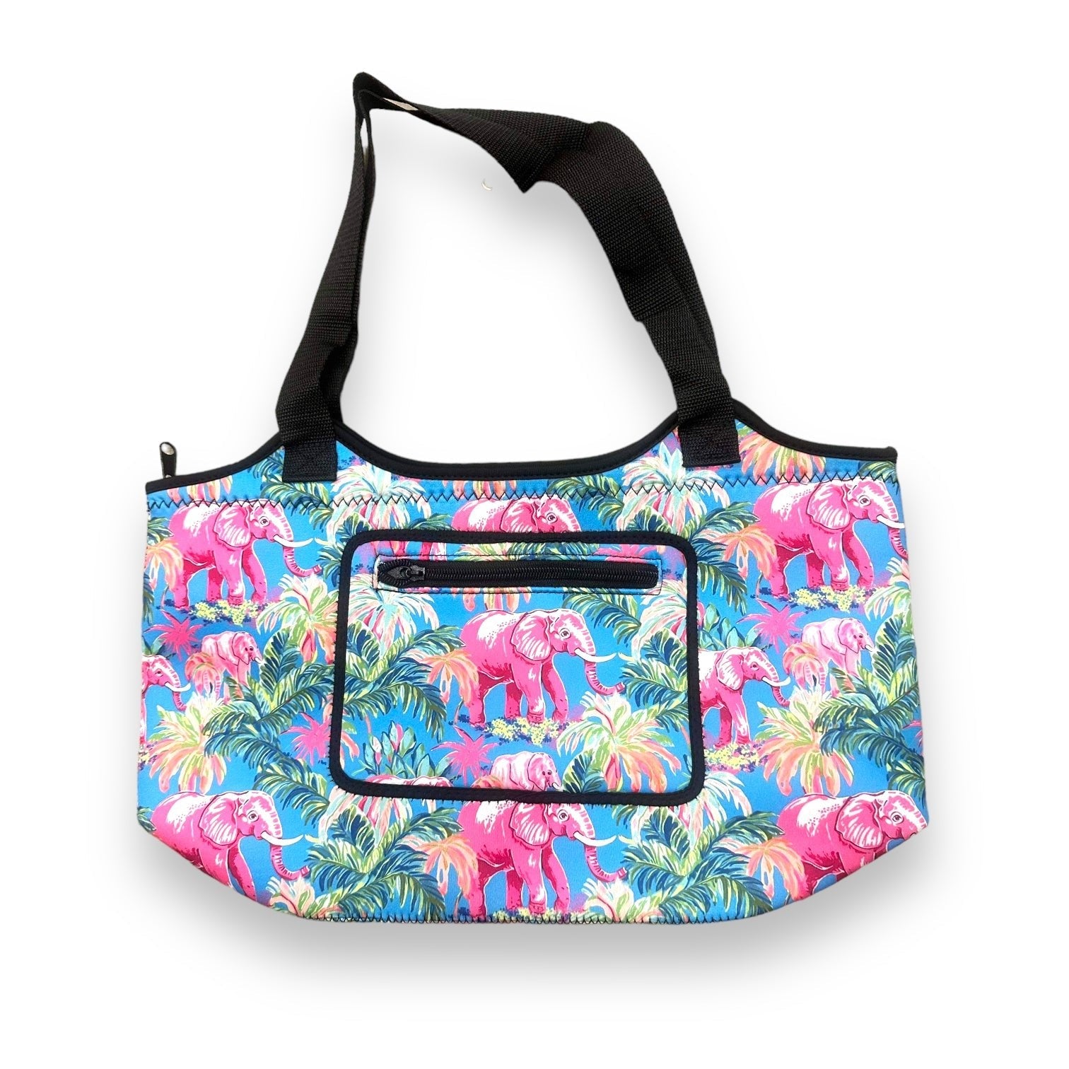 Preppy Elephant Neoprene Tote