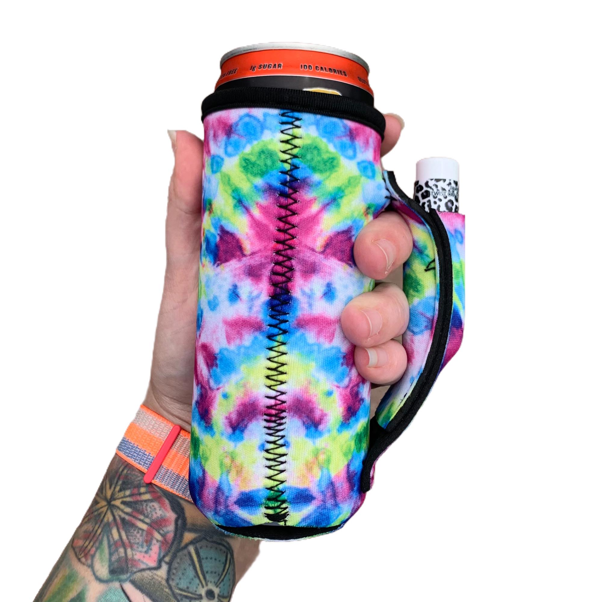 Purple Tie Dye 12oz Slim Can Handler™