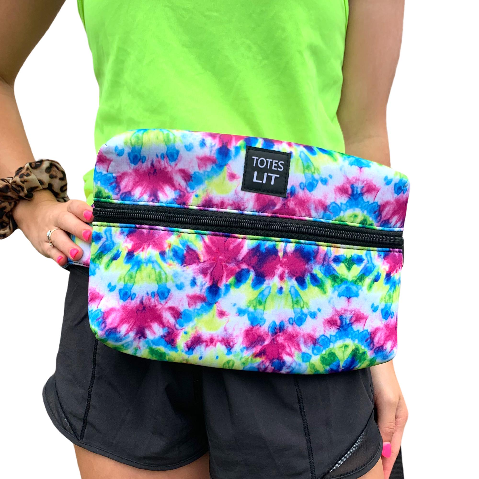 Purple Tie Dye Fanny Packin' Tote