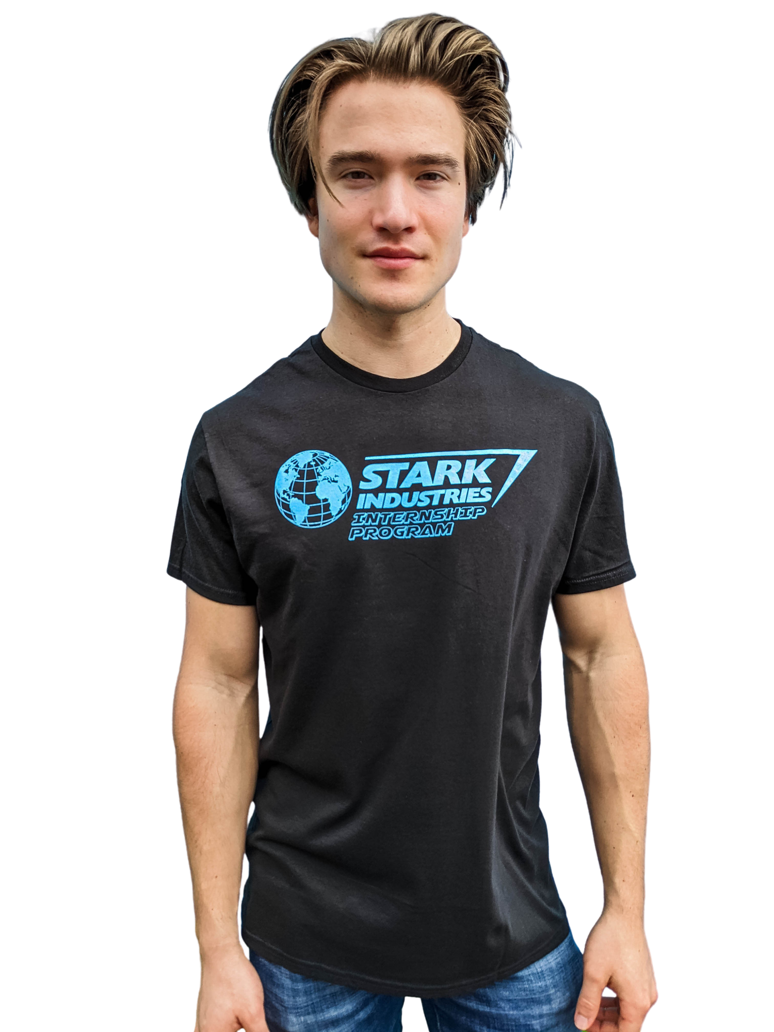 Iron Man Stark Industries Intern Marvel Adult T Shirt