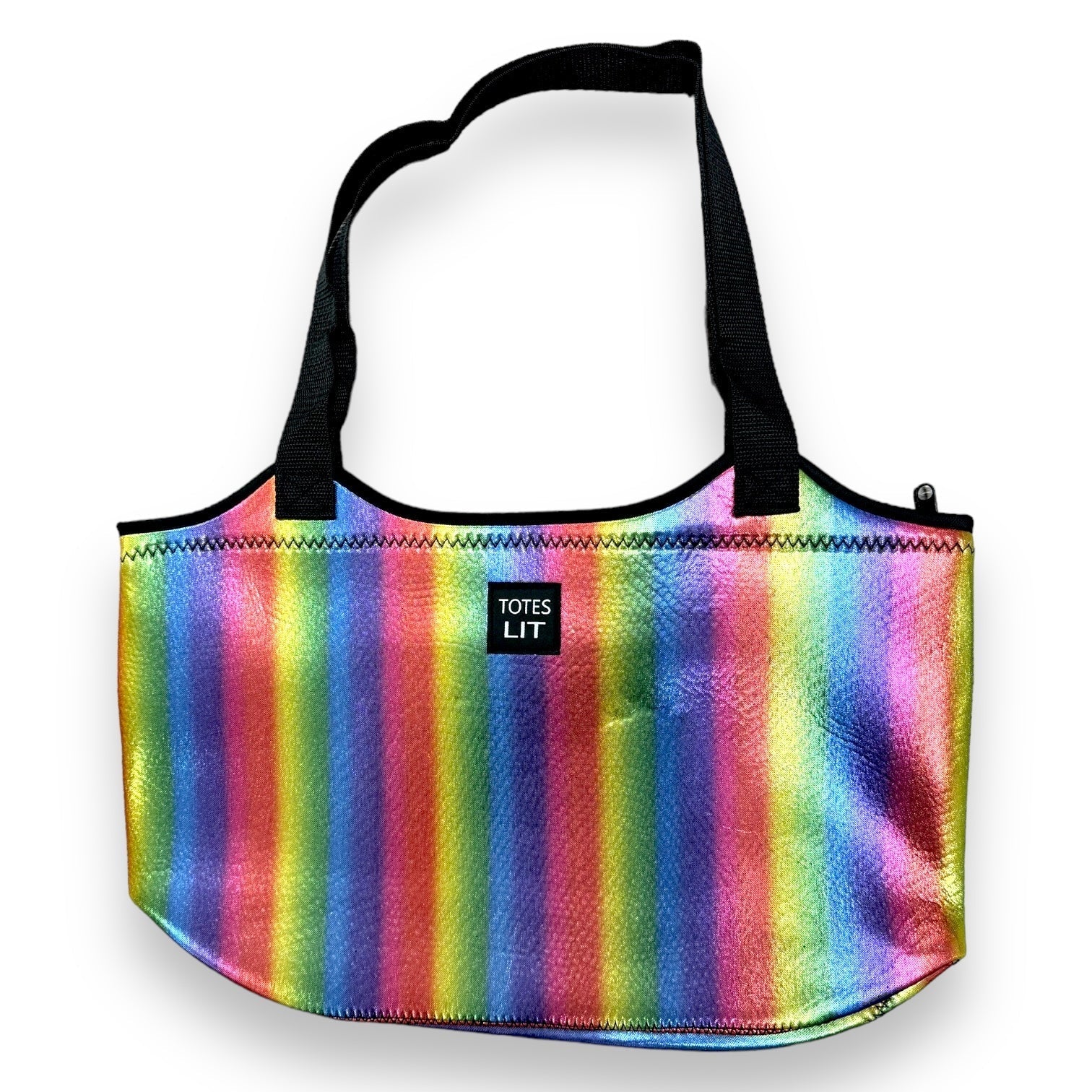 Radiant Rainbow Neoprene Tote