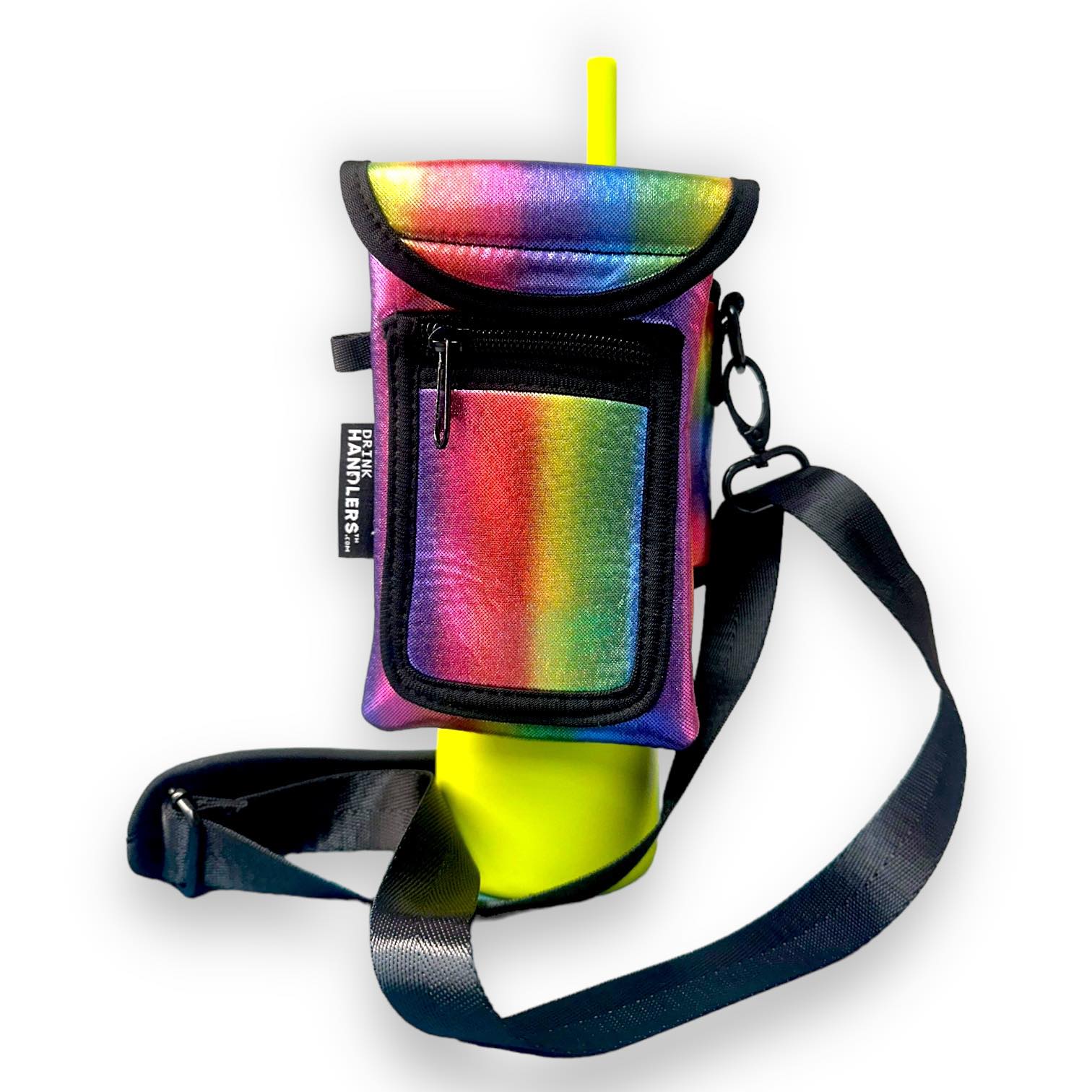 Radiant Rainbow Wrap Around Drink Pocket