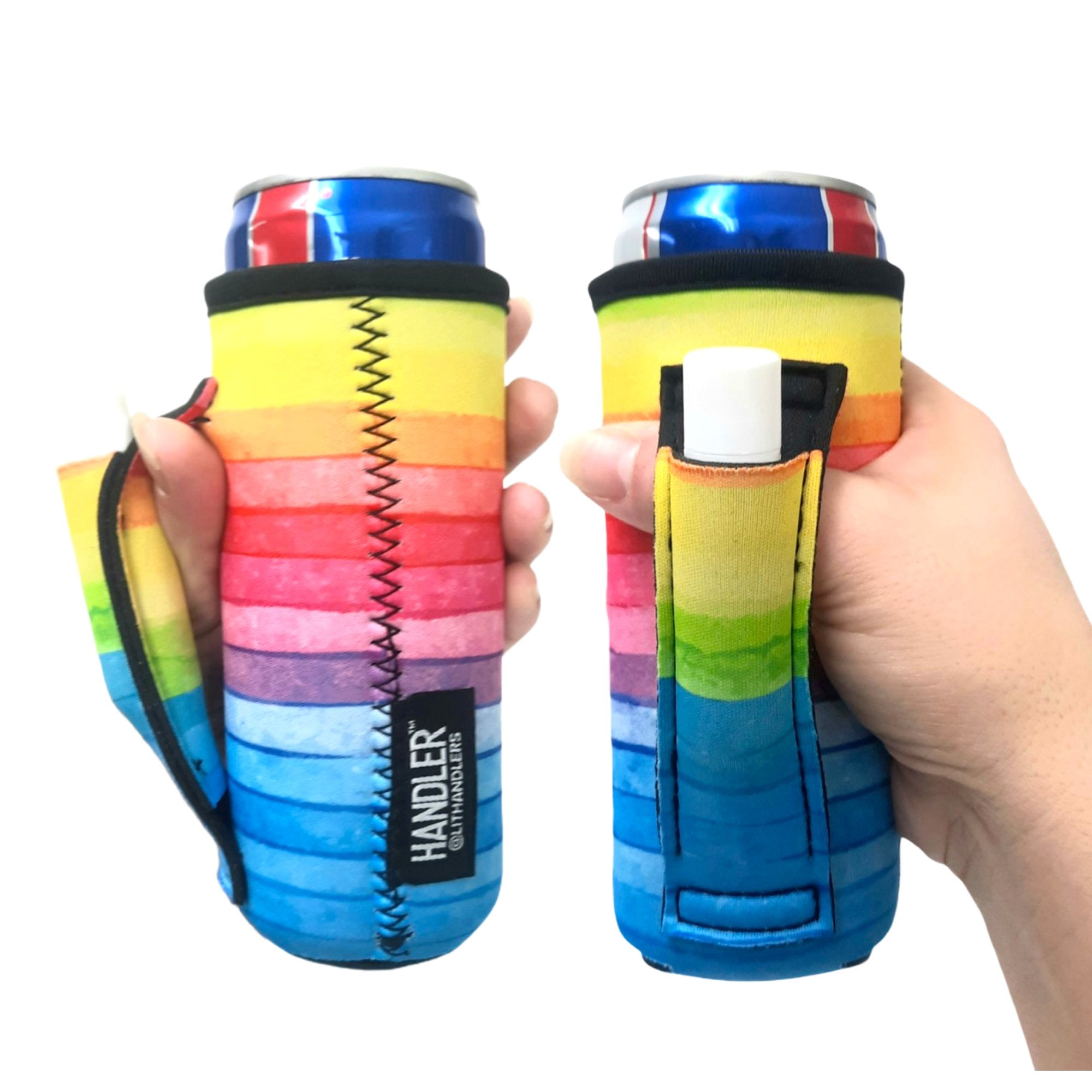 Rainbow 12oz Slim Can Handler™