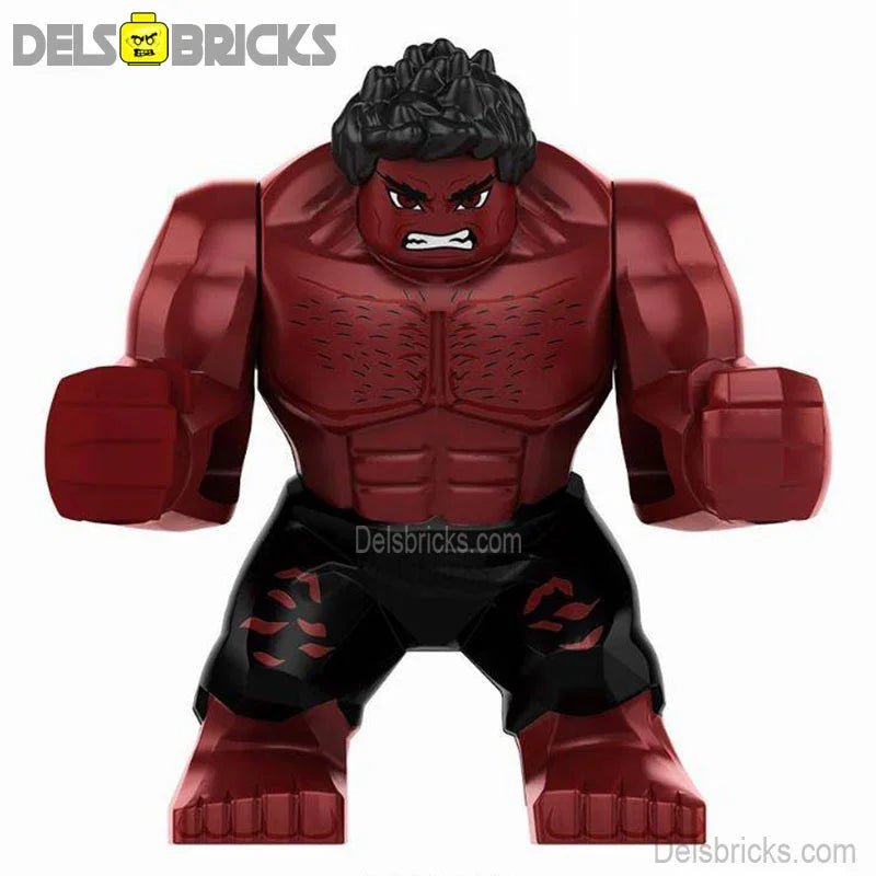 Red Hulk Captain America: Brave New World Lego Minifigures Custom Toys 4
