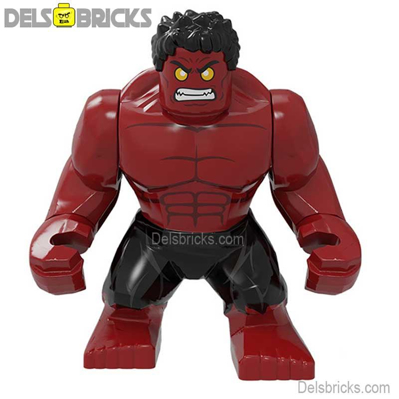 Red Hulk from Captain America: Brave New World Lego Minifigures Custom Toys 3