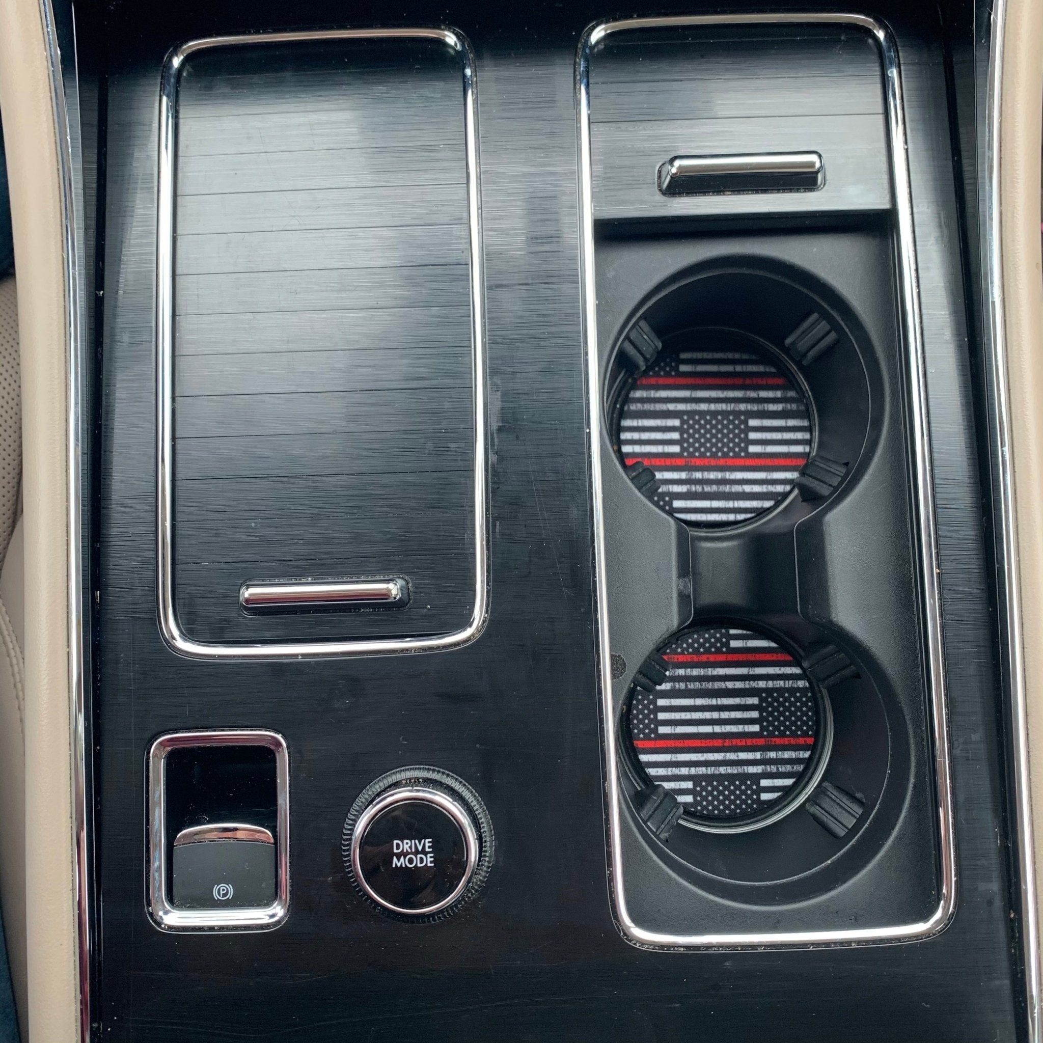 Red Line Neoprene Car Coasters