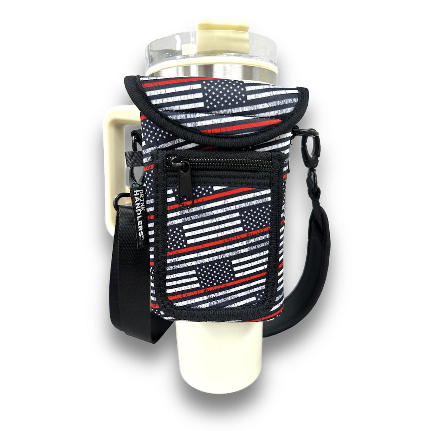 Red Line Wrap Around Drink Pocket