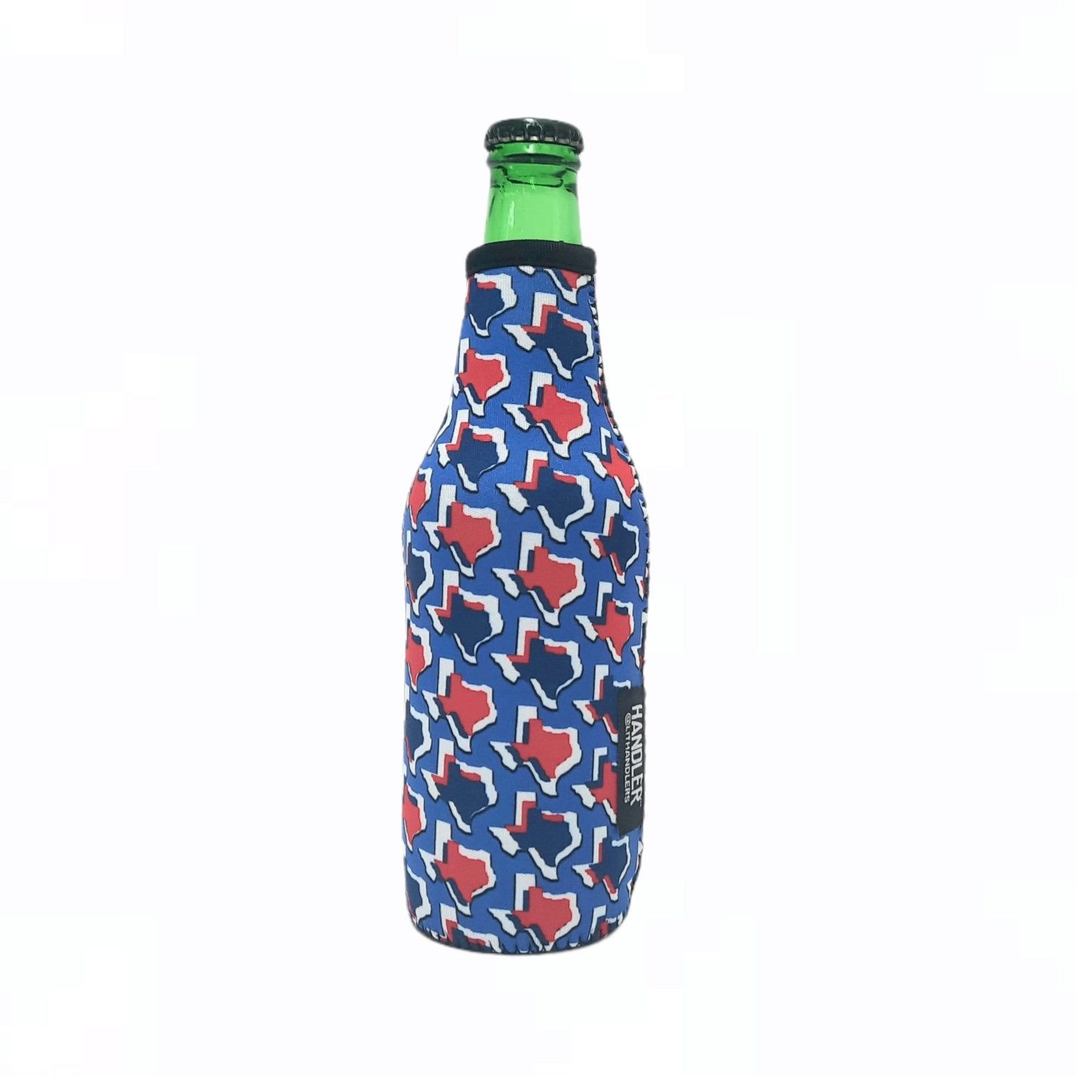 Red White & Texas 12oz Bottleneck Sleeve