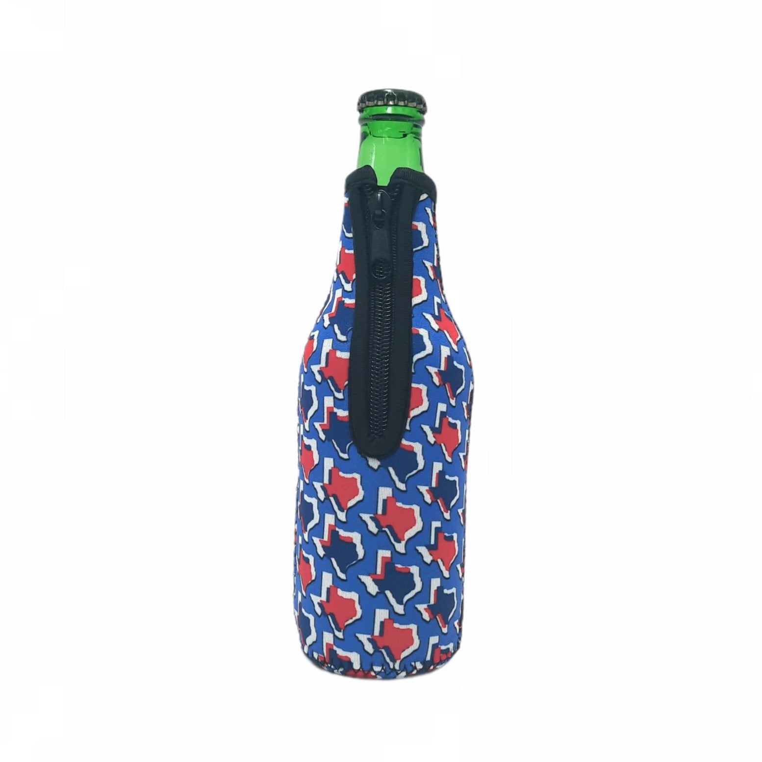 Red White & Texas 12oz Bottleneck Sleeve