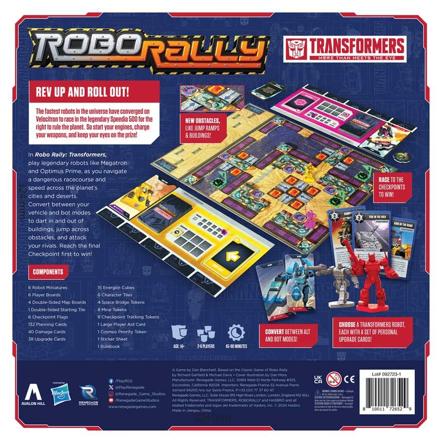 Robo Rally: Transformers