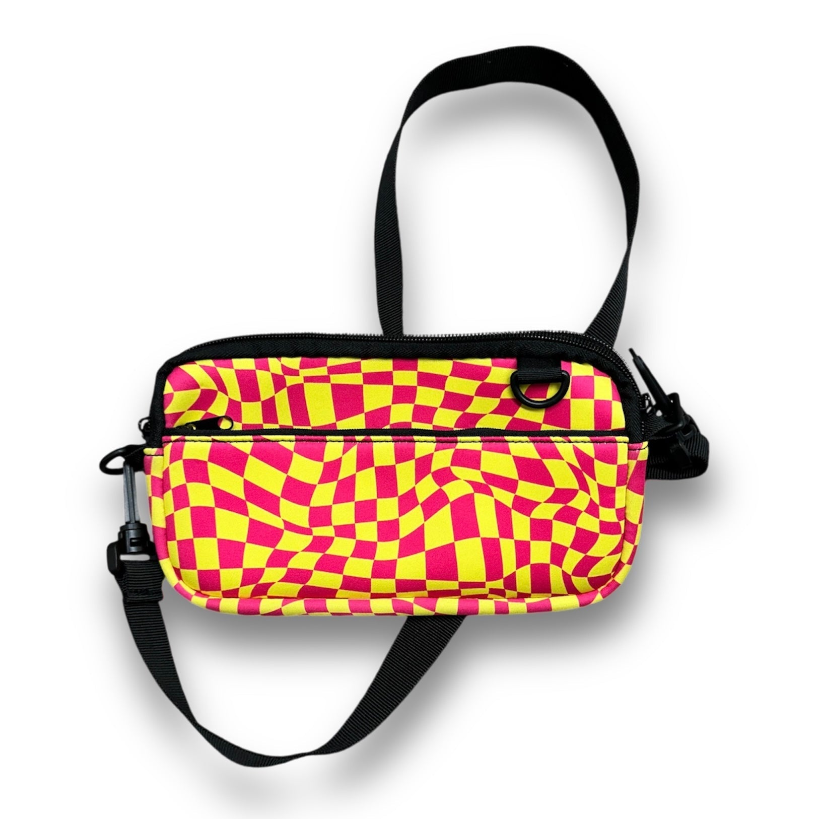 Retro Checkerboard Cross Body Purse