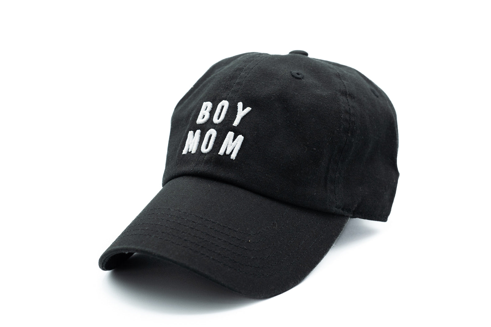 Boy Mom Hat in Black