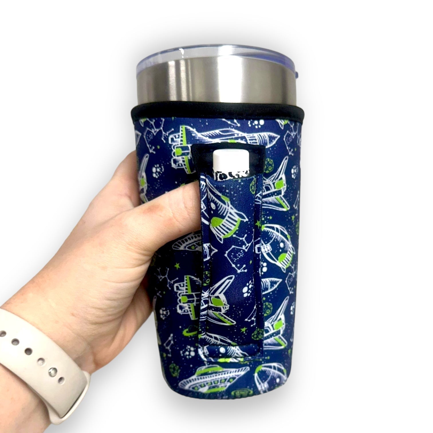 Rocket Ships 20oz Large Coffee / Tea / Tumbler Handler™