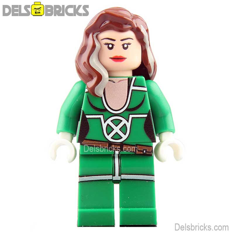 Rogue X-Men green suit Lego marvel Minifigures