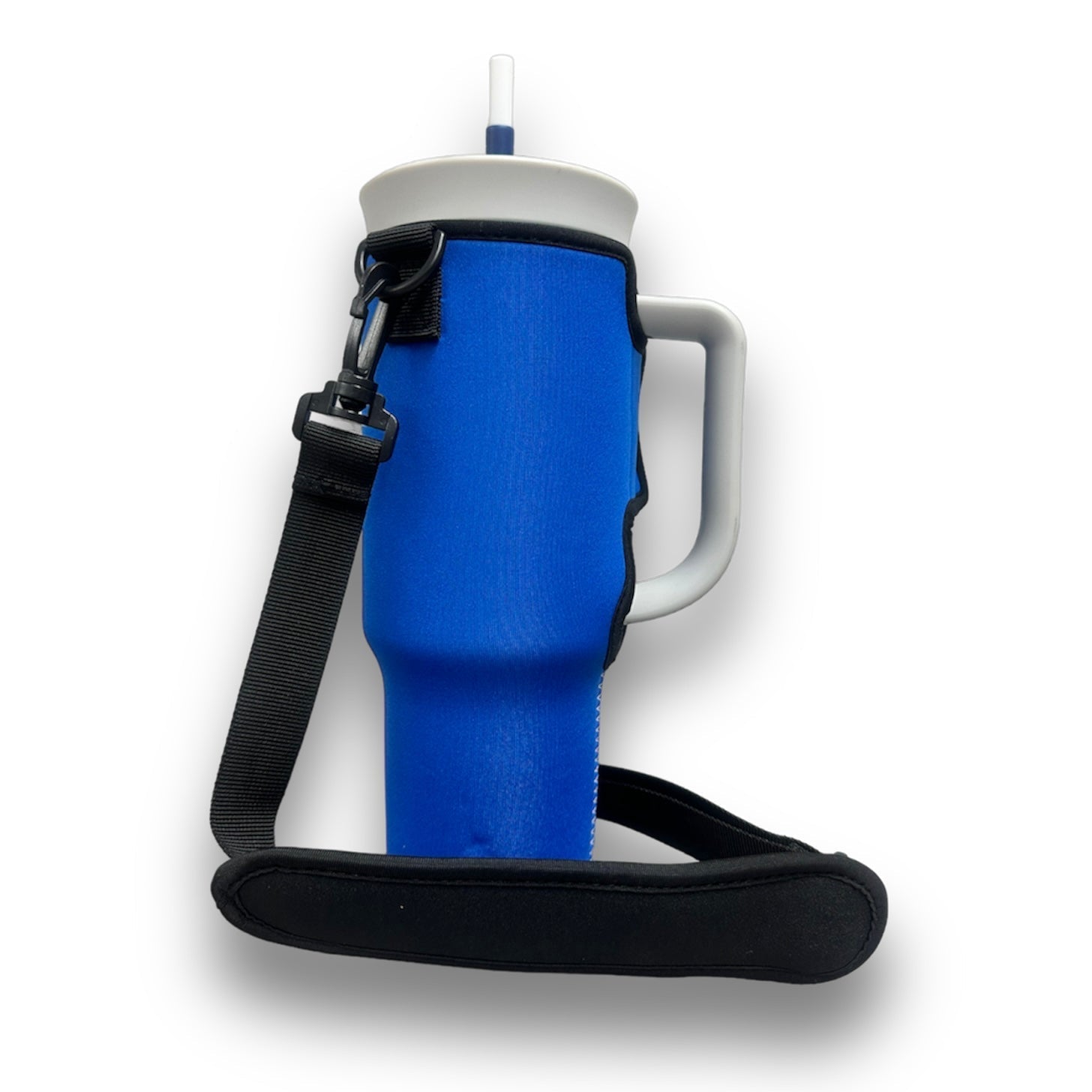 Royal Blue 40oz Tumbler With Handle Sleeve