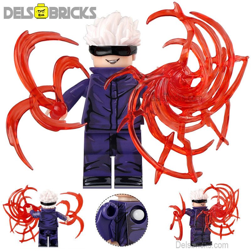 satoru Gojo Jujutsu kaisen Lego Anime Minifigures Custom Toys 2