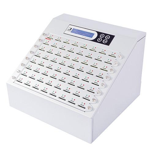 U-Reach 1 to 63 SD/MicroSD Card Duplicator and Sanitizer - Silver Series