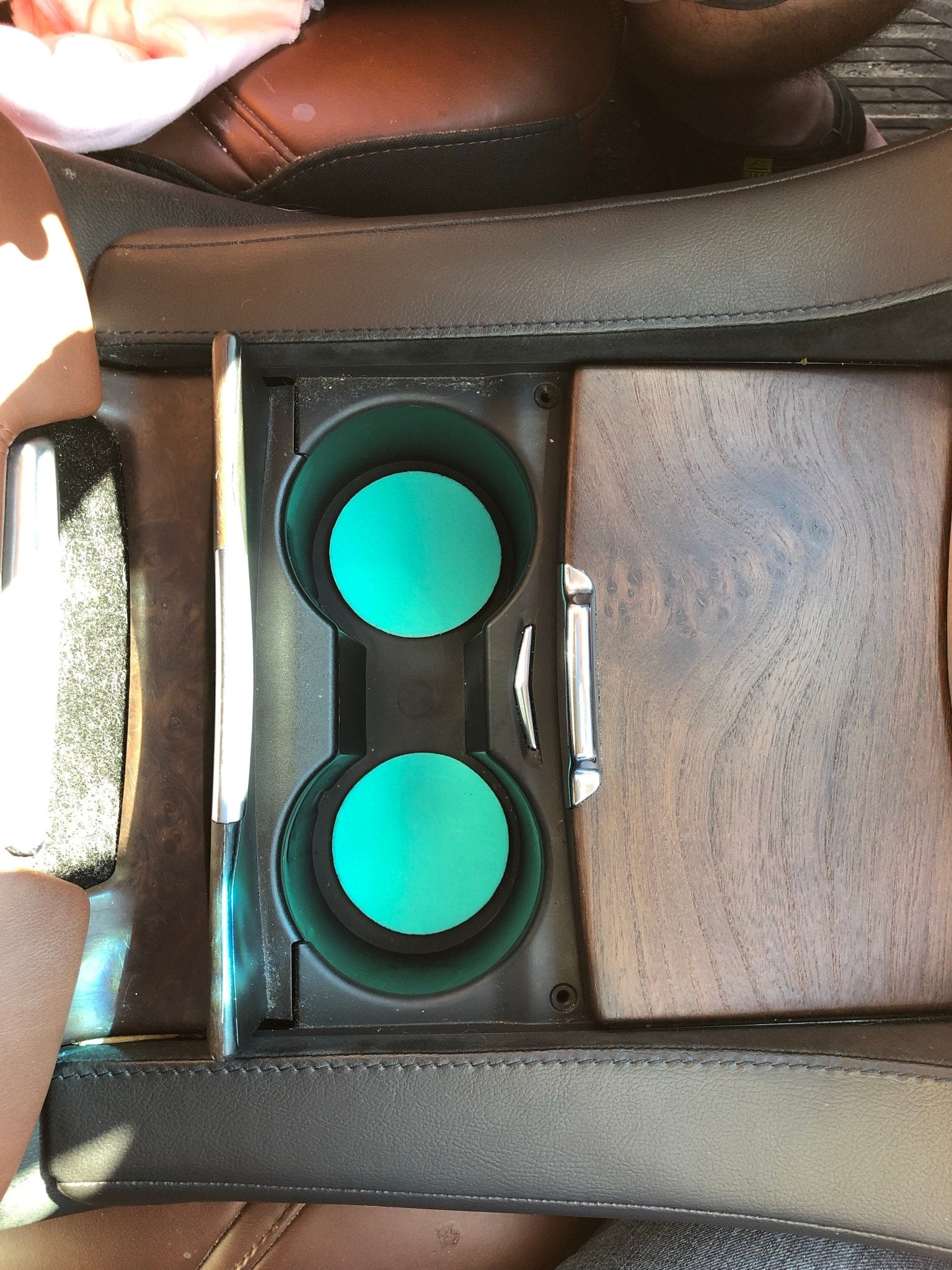 Sea Foam Green Neoprene Car Coasters