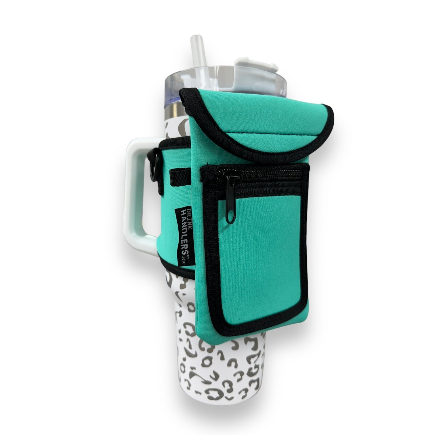 Sea Foam Green Wrap Around Drink Pocket Carrier