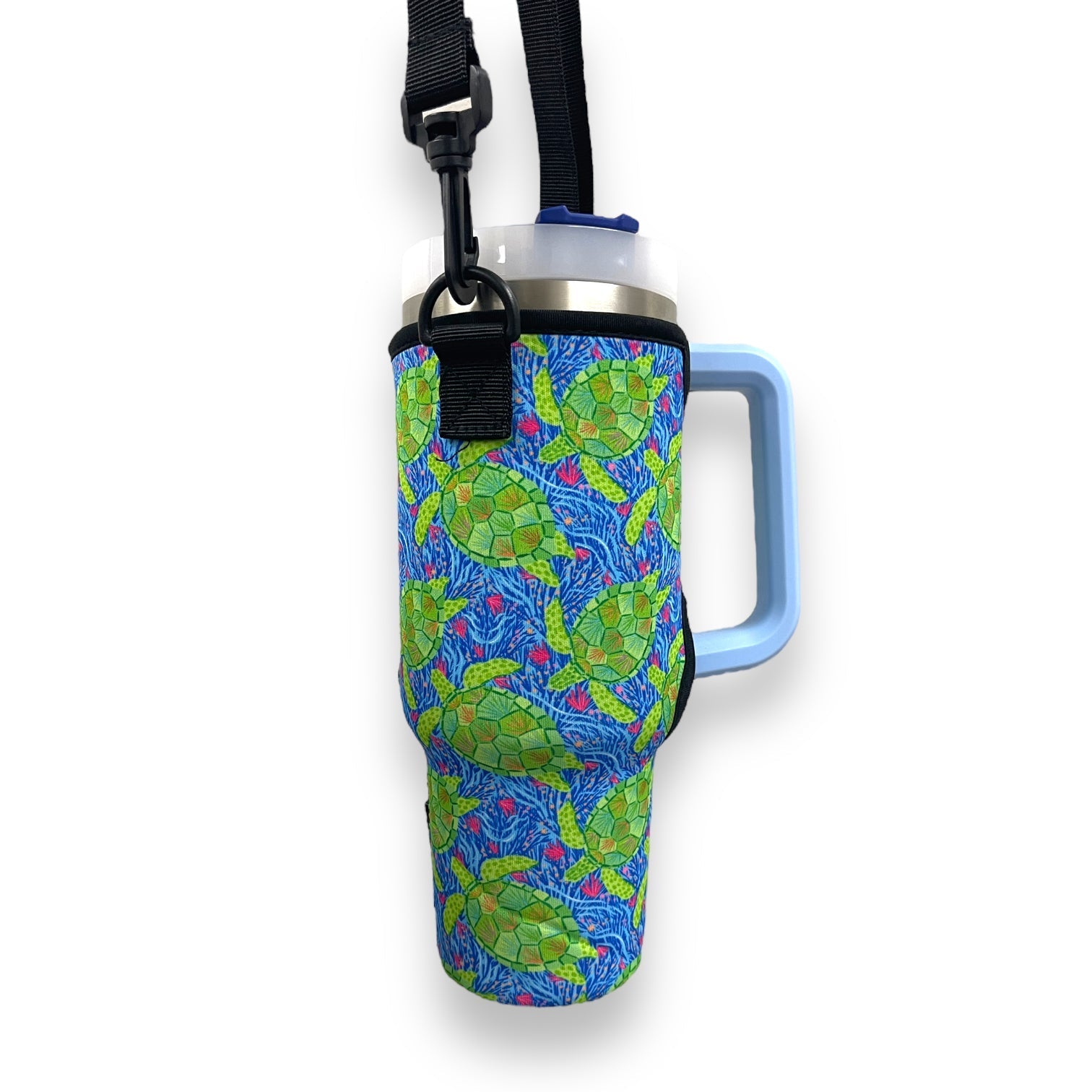 Sea turtles 40oz Tumbler With Handle Sleeve